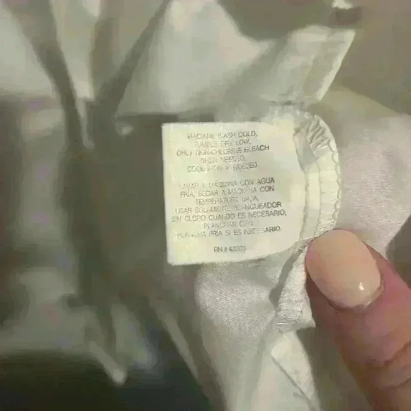 Vintage Basic Editions White Button Down size L Thanksgiving Blouse Embroidery - Picture 5 of 10